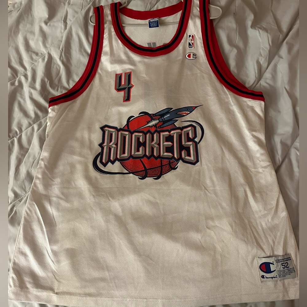 Charles Barkley Champion Rockets Jersey size 52 which is about a 2XL